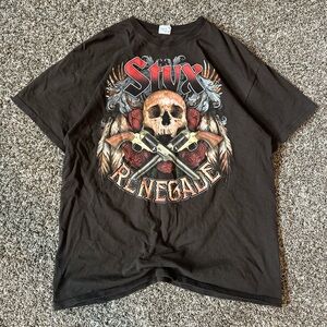 styx tour band graphic tee shirt